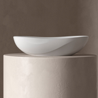 Victoria + Albert Seros 55 Above Counter Basin with Overflow - Gloss White VB-SER-55-IO