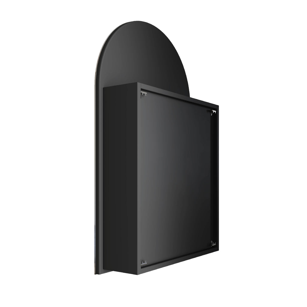 Thermogroup VC5080B Arch Black Mirror Cabinet