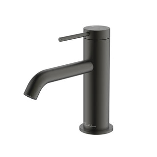 Oliveri Venice Curved Basin Mixer - LF Gun Metal - VE103505FGM