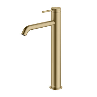 Oliveri Venice Curved Tower Basin Mixer - LF Classic Gold - VE104503FCG