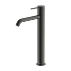 Oliveri Venice Curved Tower Basin Mixer - LF Gun Metal - VE104505FGM