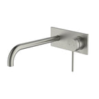 Oliveri Venice Curved Wall Mixer Set (Includes In-Wall Body) - LF Brushed Nickel - VE105504FBN