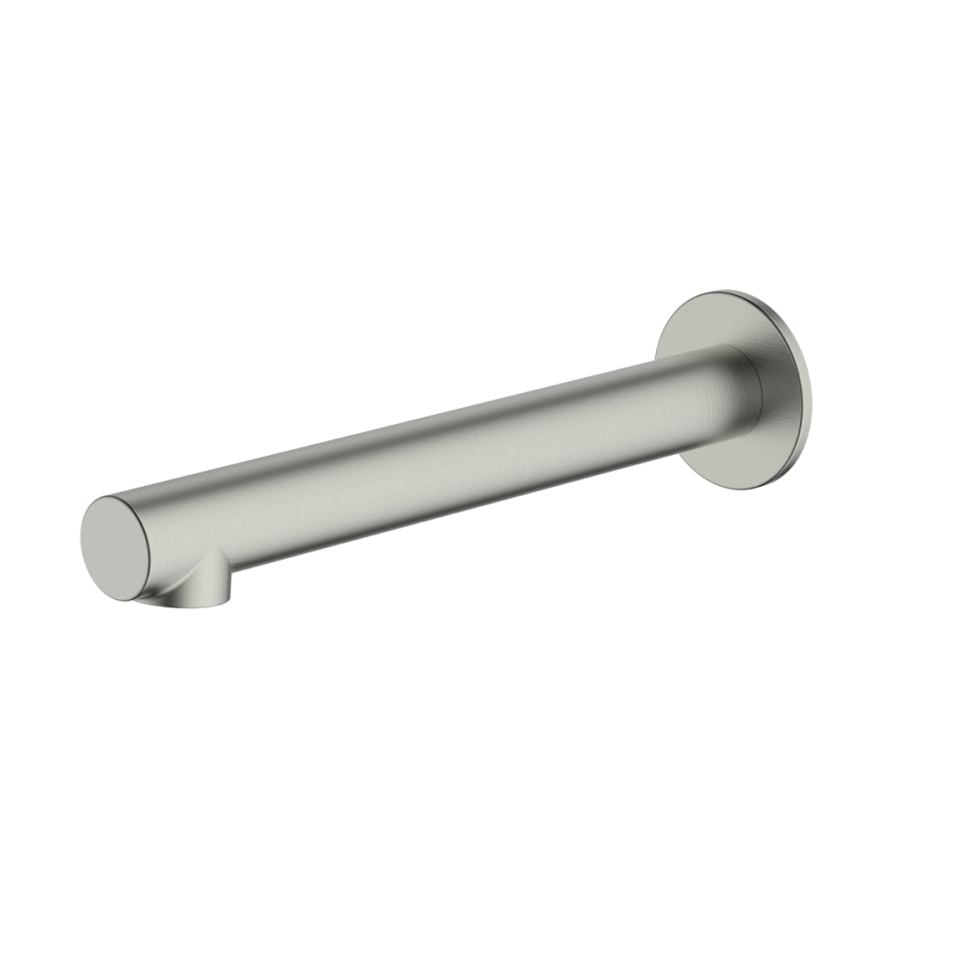 Oliveri Venice Straight Wall Spout - LF Brushed Nickel - VE108204FBN