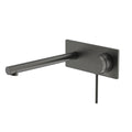 Oliveri Venice Straight Wall Mixer Set (Includes In-Wall Body) - LF Gun Metal - VE108505FGM