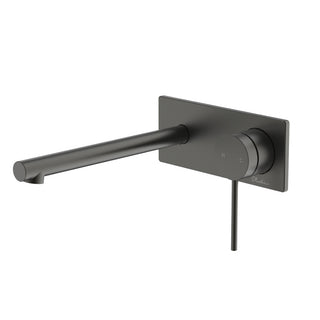 Oliveri Venice Straight Wall Mixer Set (Includes In-Wall Body) - LF Gun Metal - VE108505FGM