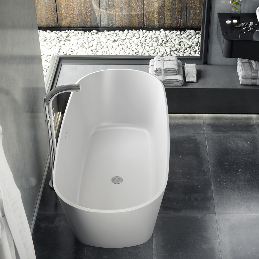 Victoria + Albert Vetralla 1650 Freestanding Bath - Matte White VE2M-N-SM-NO