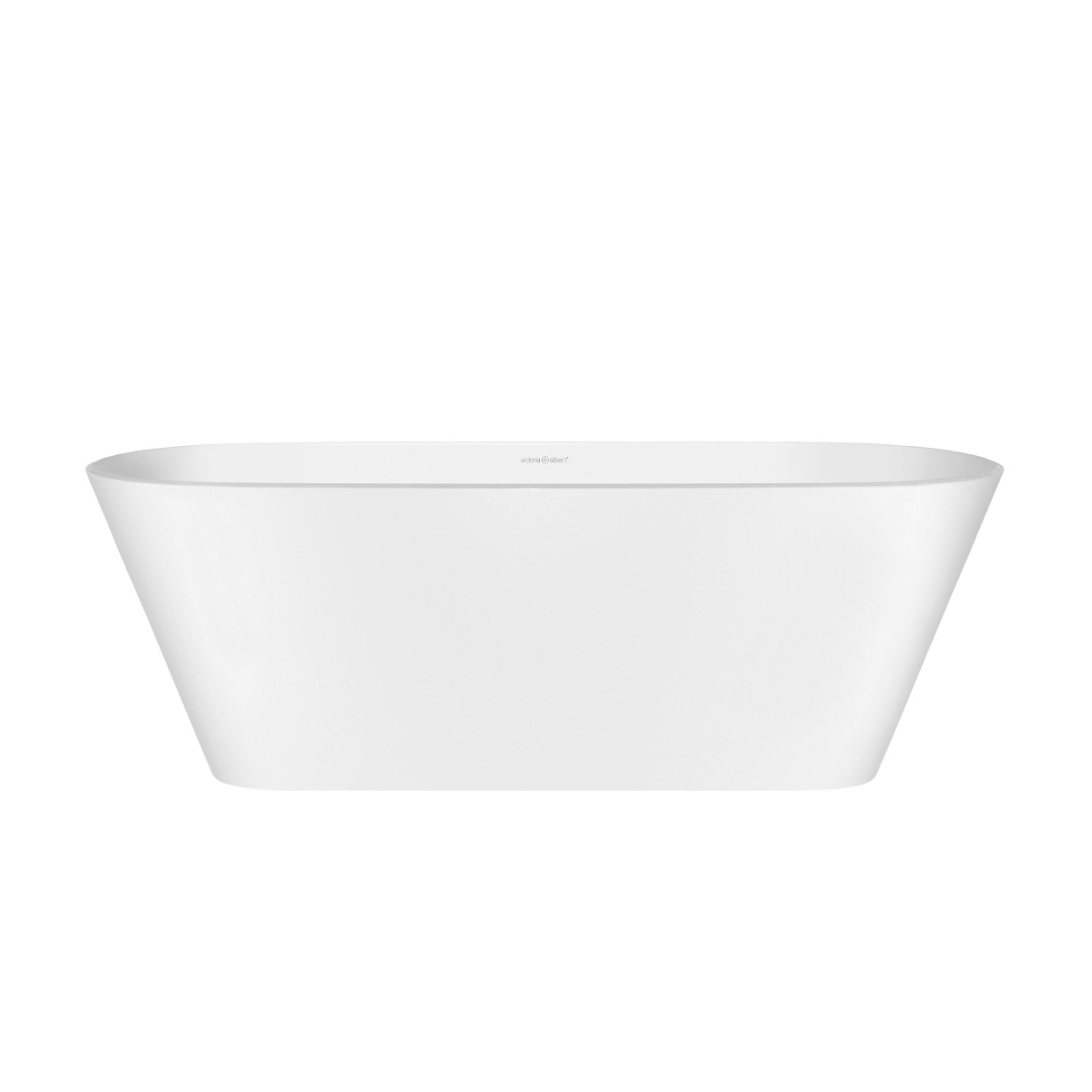Victoria + Albert Vetralla 1650 Freestanding Bath - Matte White VE2M-N-SM-NO
