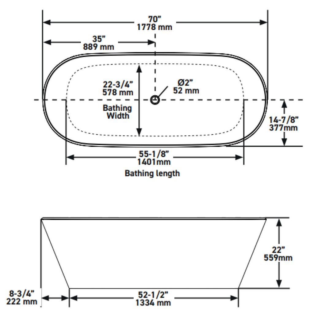 Victoria + Albert Vetralla 1800 Quarrycast Freestanding Bath - Gloss White VE3-N-SW-NO
