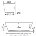 Victoria + Albert Vetralla 1800 Quarrycast Freestanding Bath - Gloss White VE3-N-SW-NO