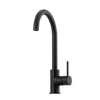 Oliveri Venice Gooseneck Sink Mixer - Matte Black - VE520FMB