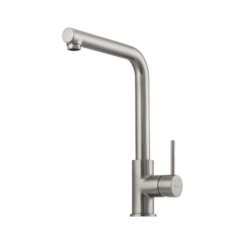 Oliveri Venice Right Angle Mixer - LF Brushed Nickel - VE570FBN