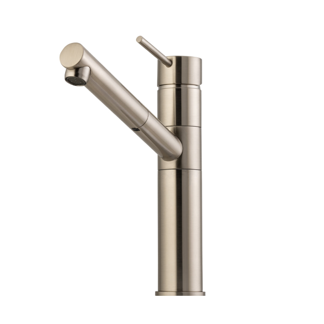 Oliveri Venice Pull-Out Swivel Sink Mixer - Brushed Nickel - VE590FBN-P