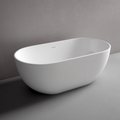 Studio Bagno Vita 1700 Freestanding Bath (Includes Overflow) - Satin White - VIT007/SGW