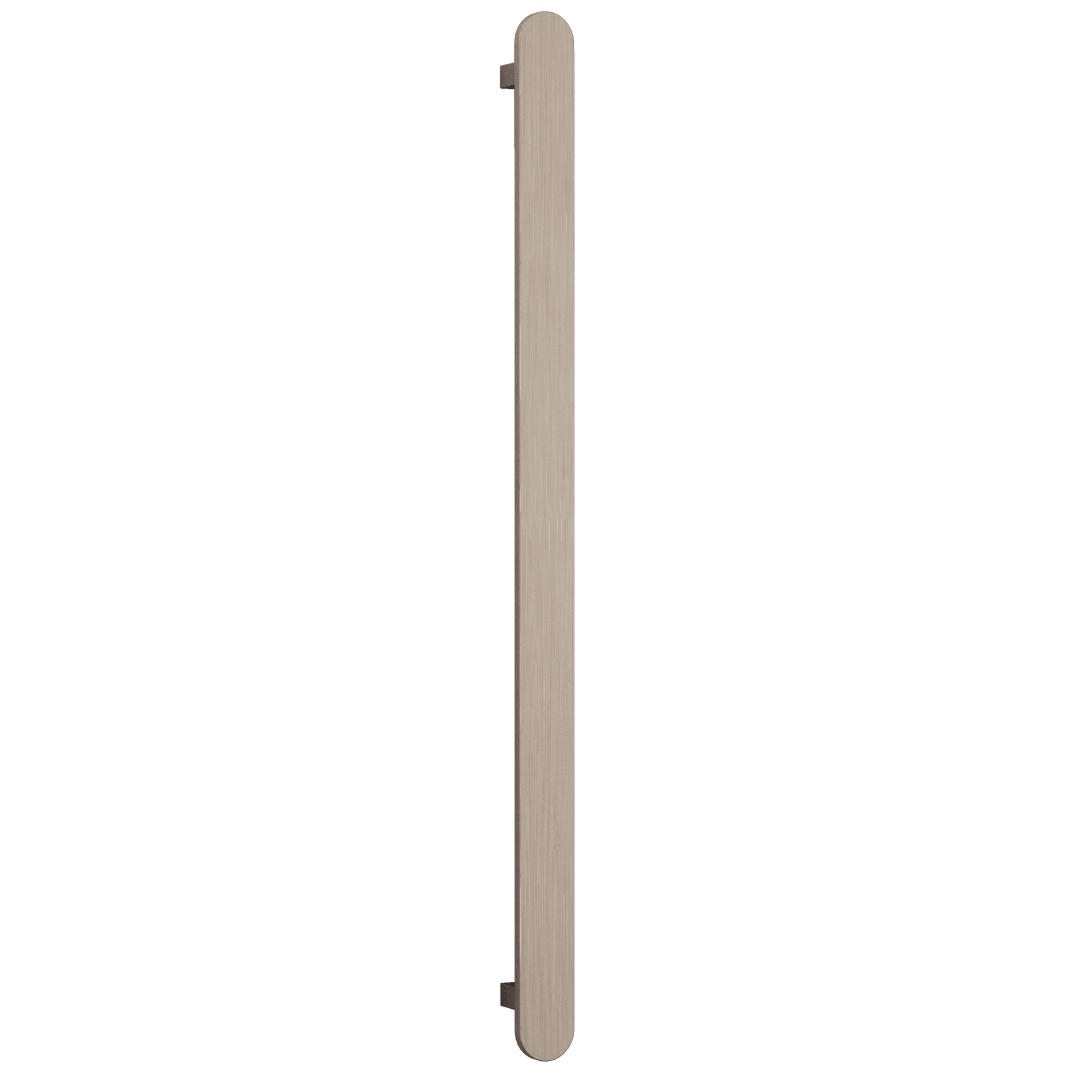 Thermorail 12V Flat/Pill Vertical Bar 900mm - VP900BN Brushed Nickel
