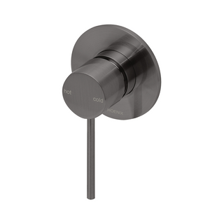 Phoenix Vivid Slimline SwitchMix Wall Shower Mixer (Includes In-Wall Body) - LF Brushed Carbon - VS2800-31-1
