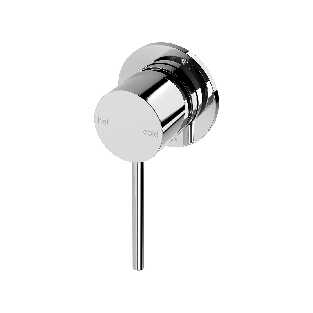 Phoenix Vivid Slimline SwitchMix Wall / Shower Mixer 60mm Plate (Includes In-Wall Body) - LF Chrome - VS2801-00-1