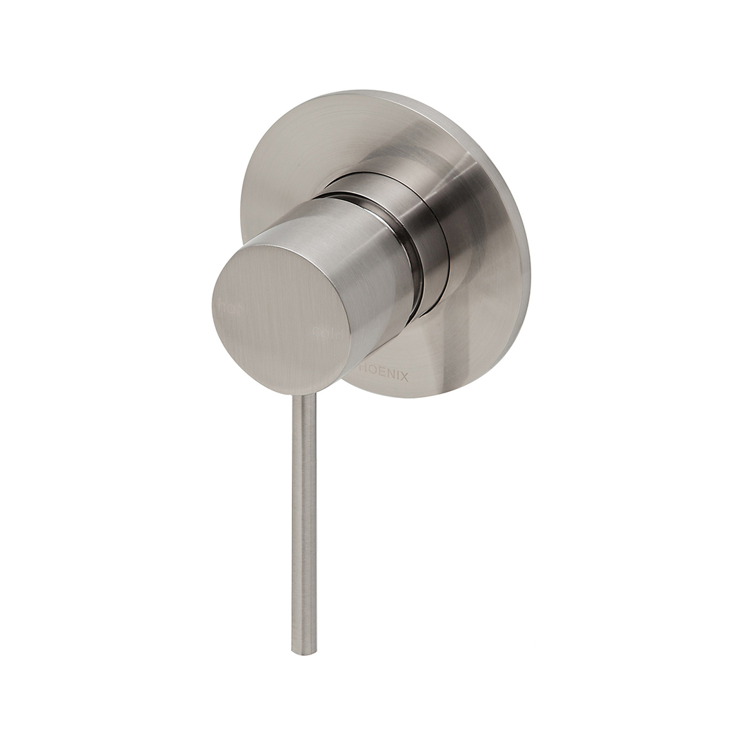 Phoenix Vivid Slimline SwitchMix Wall Shower Mixer (Trim Kit Only) - LF Brushed Nickel - VS2805-40-1