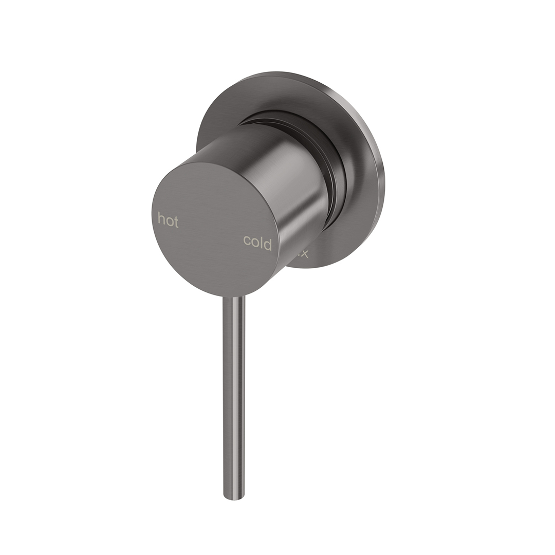 Phoenix Vivid Slimline SwitchMix Shower Wall Mixer 60mm Backplate (Trim Kit Only) - LF Brushed Carbon - VS2807-31-1