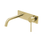 Phoenix Vivid Slimline SwitchMix 180mm Wall Basin/Basin Mixer Trim - LF Brushed Gold - VS2812-12-1