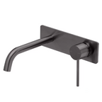 Phoenix Vivid Slimline SwitchMix 180mm Wall Basin/Basin Mixer Trim - LF Brushed Carbon - VS2812-31-1