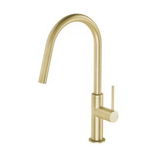 Phoenix Vivid Slimline Pull Out Sink Mixer 200mm - LF Brushed Gold - VS7105-12-1