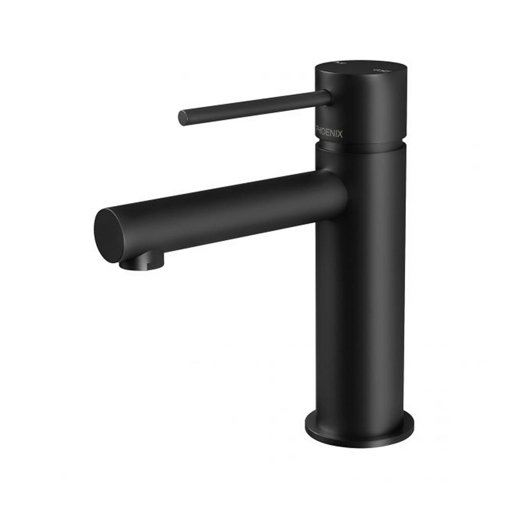 Phoenix Vivid Slimline Basin Mixer - LF Matte Black - VS770-10-1