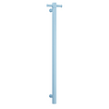 Thermorail 12V Straight 900 Round Vertical Single Heated Towel Rail - VS900HBL Horizon Blue