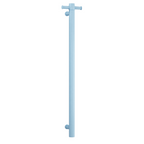 Thermorail 12V Straight 900 Round Vertical Single Heated Towel Rail - VS900HBL Horizon Blue