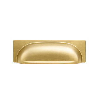 Turner Hastings Verese Cup 96mm Cabinetry Handle - Brushed Brass VS96CB-BB
