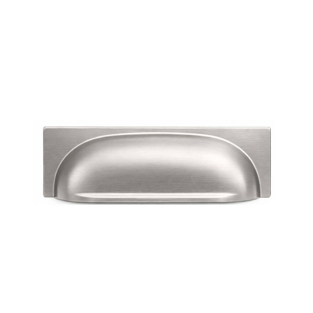 Turner Hastings Verese Cup 96mm Cabinetry Handle - Brushed Nickel VS96CB-BN