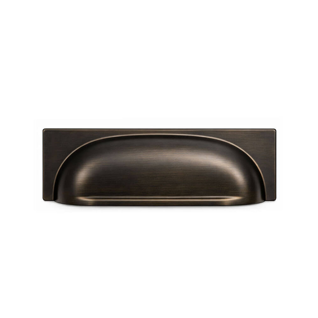 Turner Hastings Verese Cup 96mm Cabinetry Handle - English Bronze VS96CB-EB