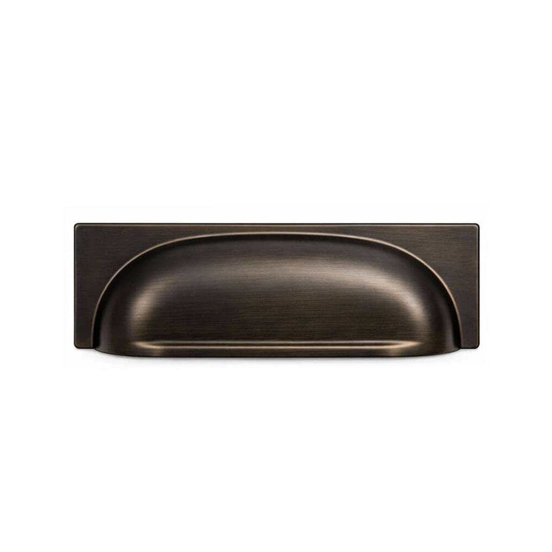 Turner Hastings Verese Cup 96mm Cabinetry Handle - English Bronze VS96CB-EB