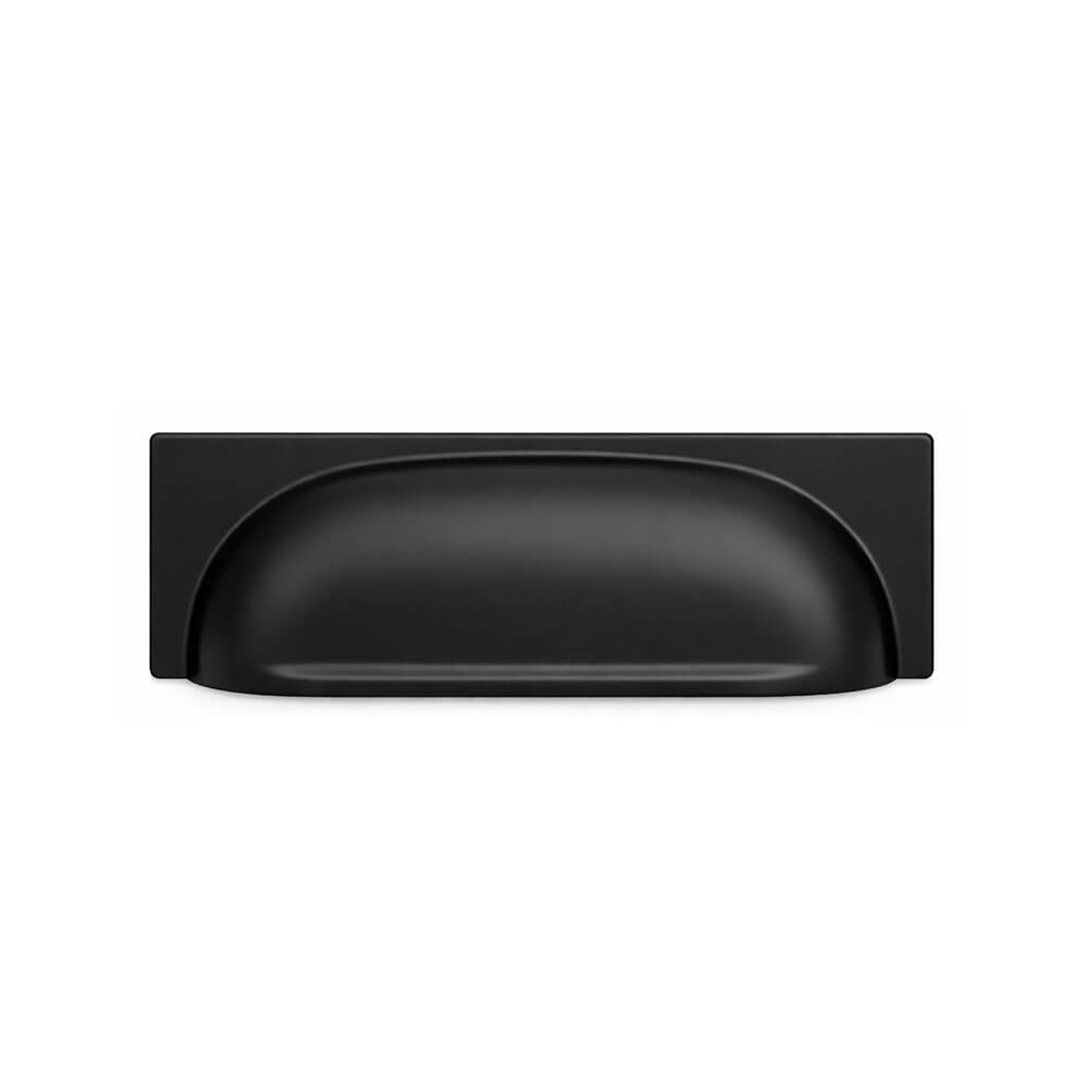 Turner Hastings Verese Cup 96mm Cabinetry Handle - Matte Black VS96CB-MB