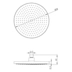 Villeroy & Boch Soho Overhead Shower - Chrome - VSH33061B