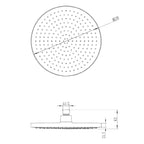 Villeroy & Boch Soho Overhead Shower - Matte Black - VSH33095B