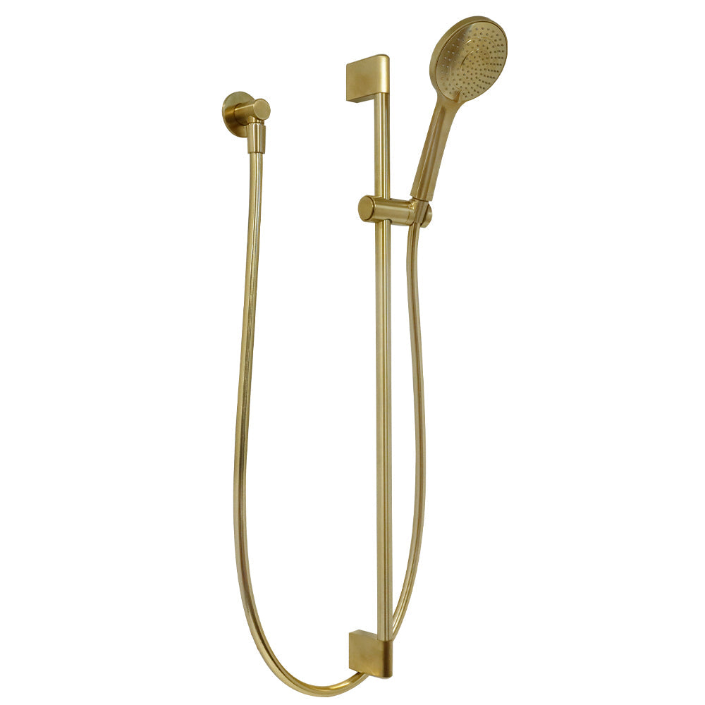 Villeroy & Boch Soho Trio 110/800 Rail Shower Set - Brushed Gold - VSR33085B