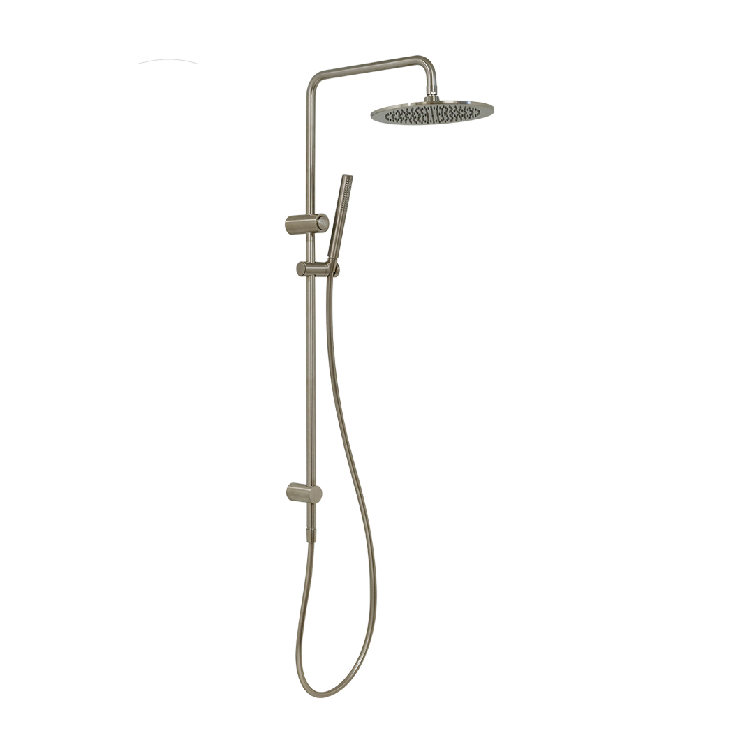 Villeroy & Boch Embrace Pure 250 Shower System - Brushed Nickel - VSS82580B