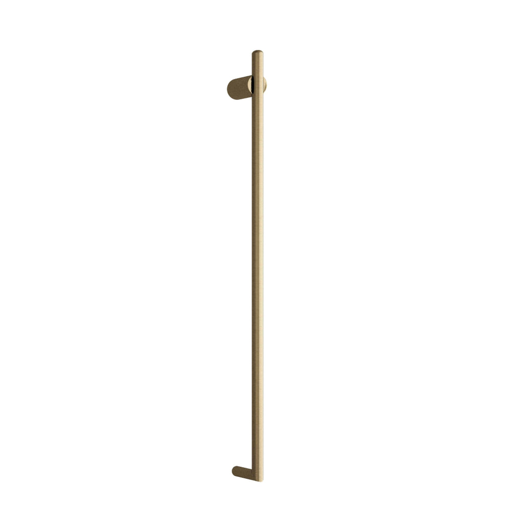 Thermorail 240V Vertical 900 Heated Towel Rail - VTH900BB Brushed Brass