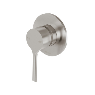 Phoenix Vivid Slimline Oval SwitchMix Wall Shower Mixer (Trim Kit Only) - LF Brushed Nickel - VV2805-40-1