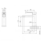Phoenix Vivid Slimline Oval Basin Mixer - LF Chrome - VV770-00-1