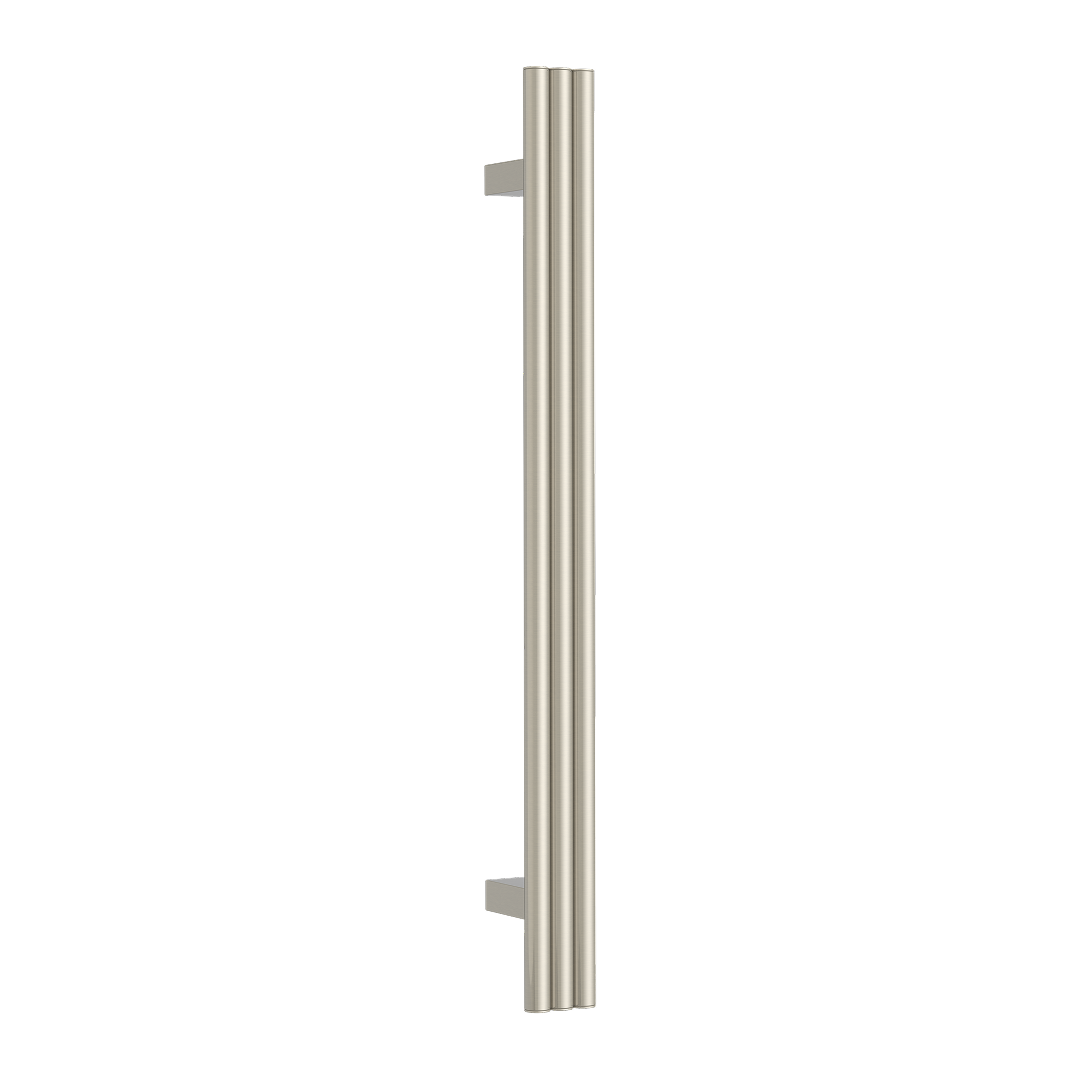 Thermogroup VW900BN Vertical Triple Tube Heated Towel Rail - Brushed Nickel