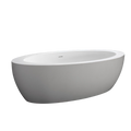 Kaskade Elizabeth VX44-1900 Freestanding Stone Bath Includes Overflow - Matte White - VX44-1900-NIK8615NA