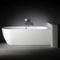 Kaskade Bianca VX89-1500 Corner Back to Wall Stone Bath Includes Overflow - Right Hand Corner - VX90-1500-NIK8697NA