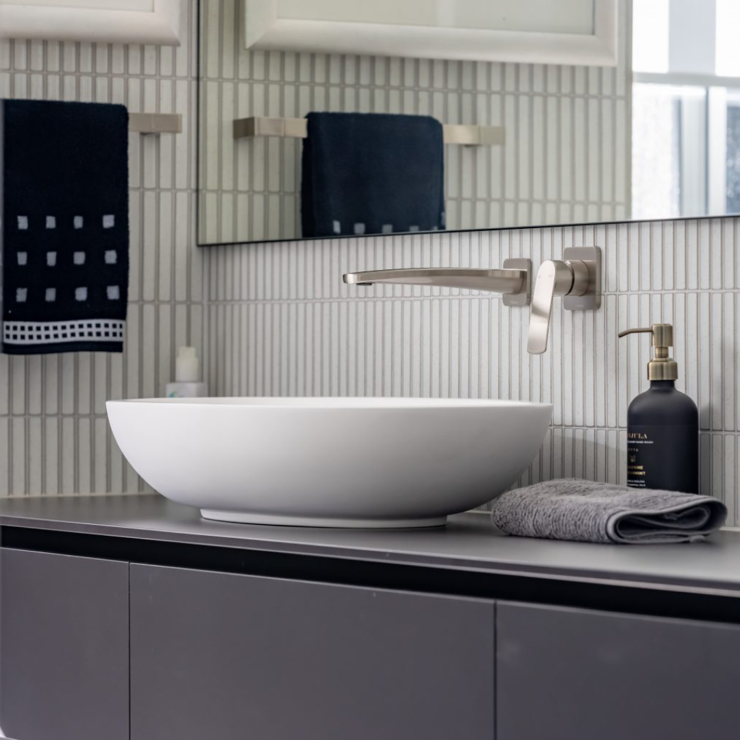 Pietra Bianca Valentina Above Counter Basin - Charcoal - PB3006-C