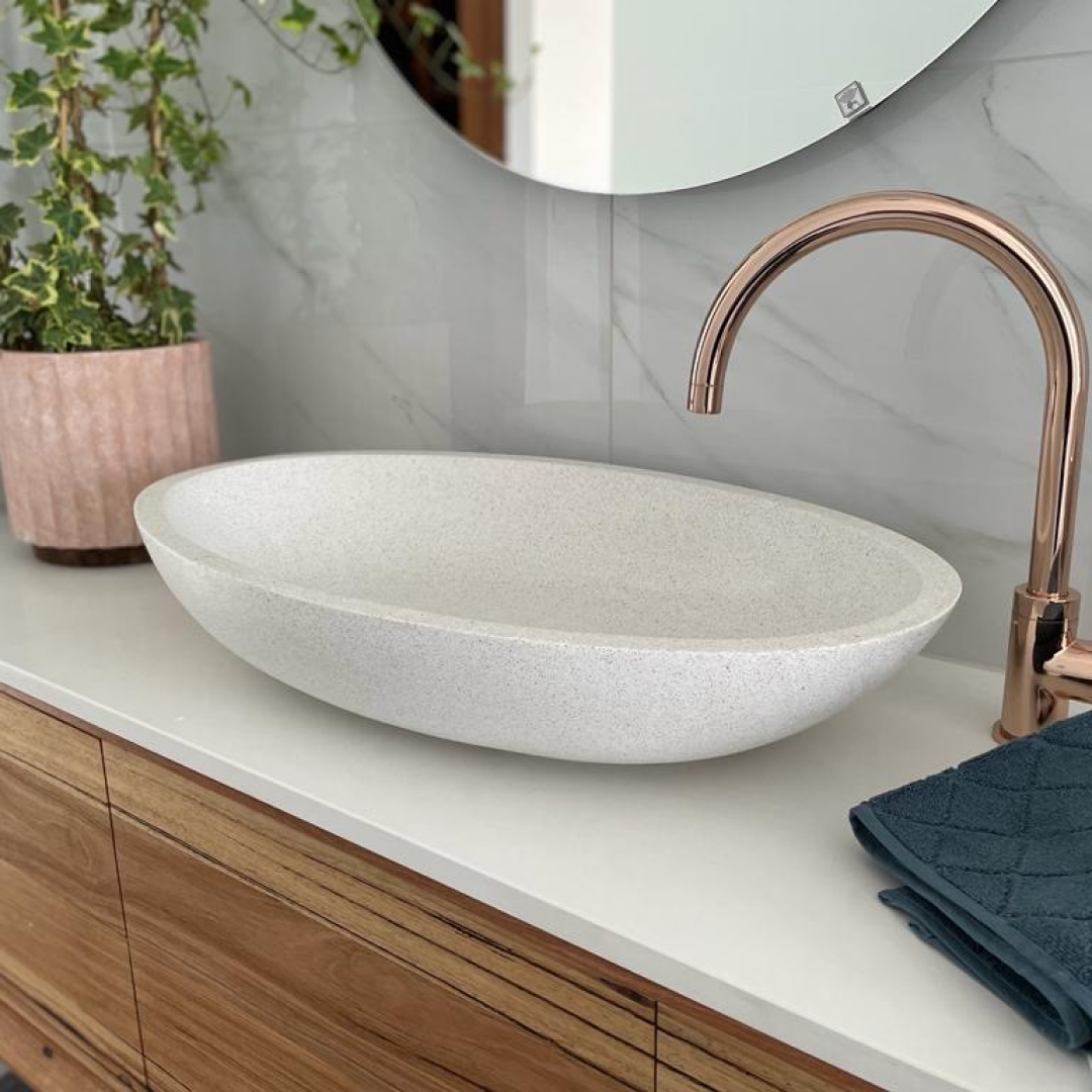 Pietra Bianca Valentina Above Counter Basin - Charcoal - PB3006-C