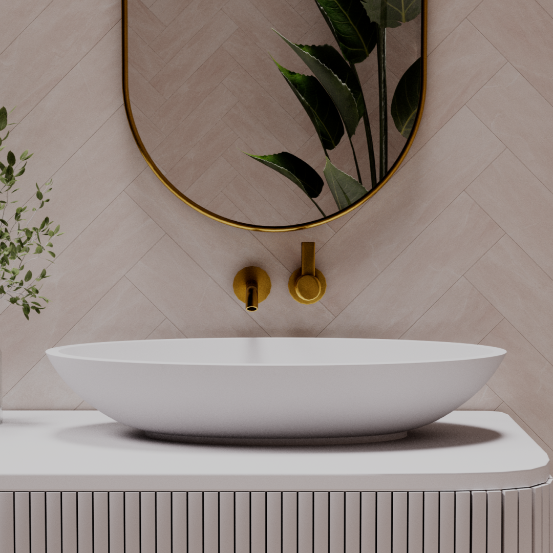 Pietra Bianca Valentina Above Counter Basin - Charcoal - PB3006-C