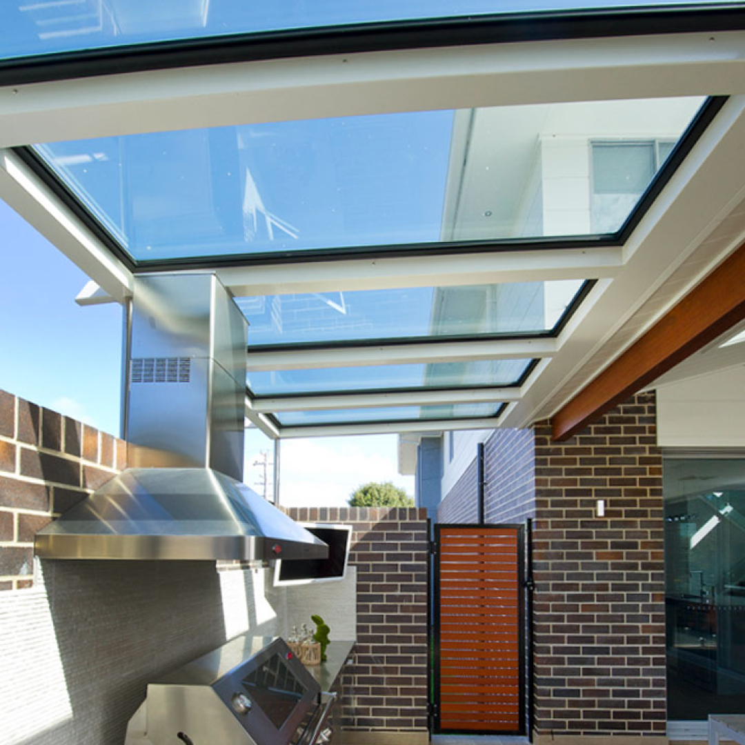 Velux FS 550 x 1400mm Fixed Pitched Roof Skylight - Includes Flashing & FSCD Solar Blackout Honeycomb Blinds - FS C08 2004AD + FSCD C08 1045SWL + EDW C08