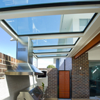 Velux VCM 870 x 870mm Manual Flat Roof Skylight - Includes FSCC Solar Blackout Honeycomb Blinds - VCM 3030 2004AD + FSCC 3030 1045S