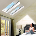 Velux VS 1140 x 1180mm Manual Opening Pitched Roof Skylight - Includes Flashing - VS S06 2004AD + EDW S06 0000A