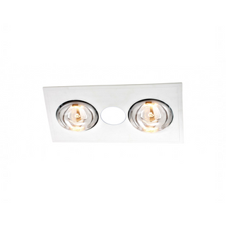 Ventair Myka 2 Slimline 3 In 1 Heat Lamp, Light & Exhaust M2HDLXWH